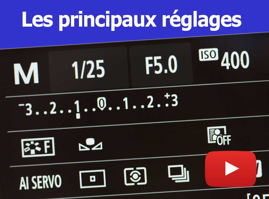 Les principaux réglages en photo : vitesse, diaphragme et ISO